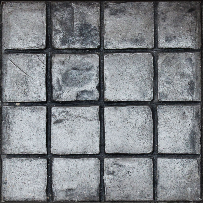 Concreto Estampado - Square Tile - Gris Acero